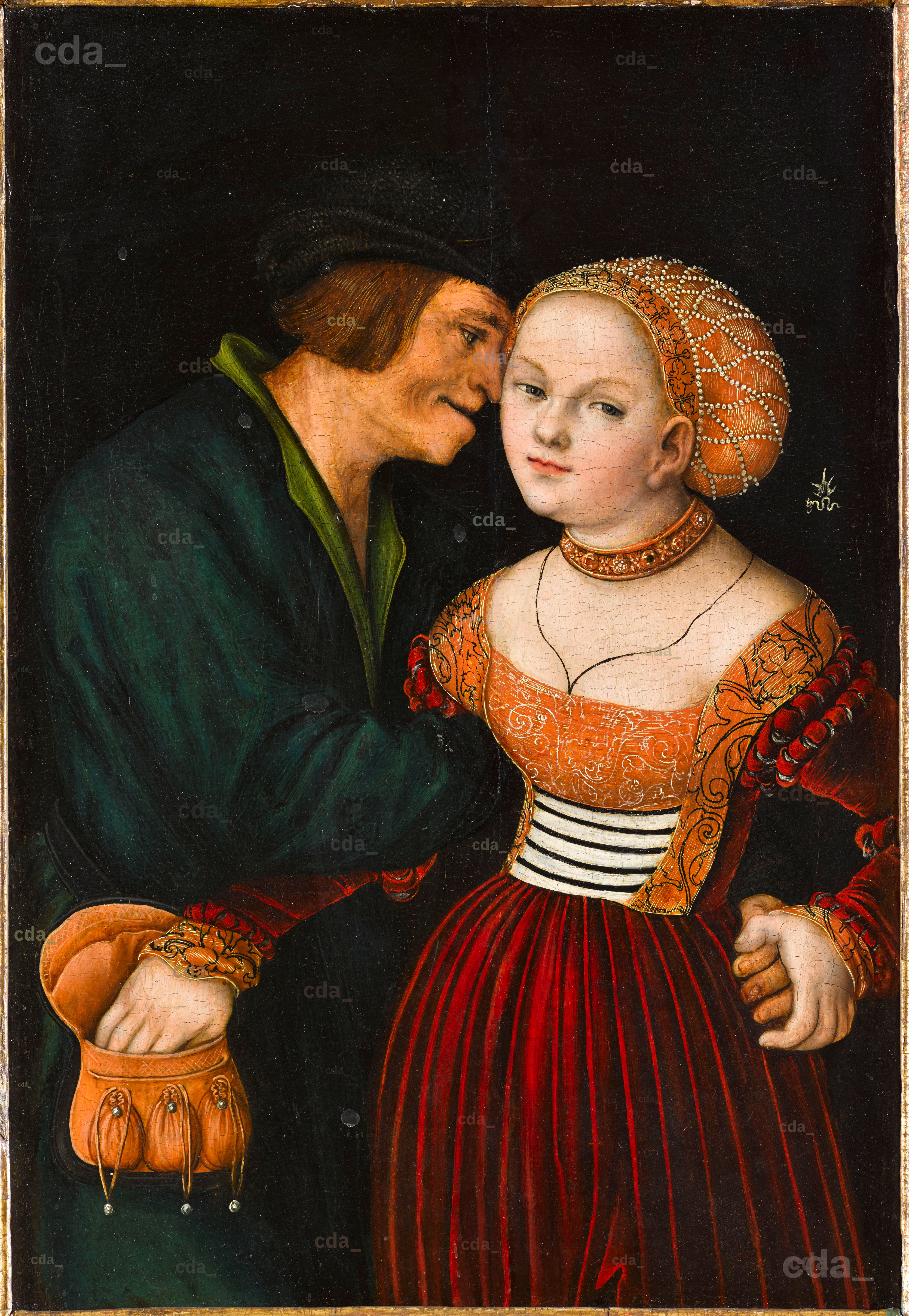 cda :: Paintings :: The ill-matched Lovers