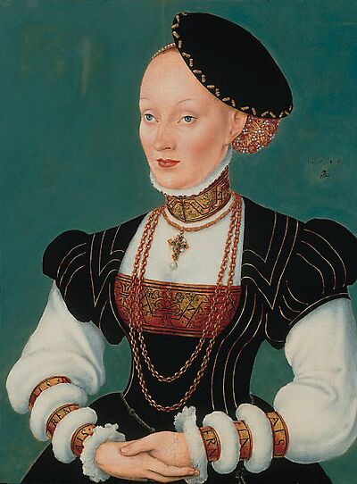 Bildnis der Anna von Dänemark, Gemahlin des Herzogs August von Sachsen