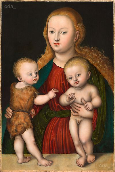 Madonna und Kind mit Johannes dem Täufer