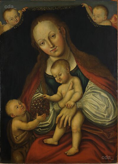 The Virgin and Child with the infant St John