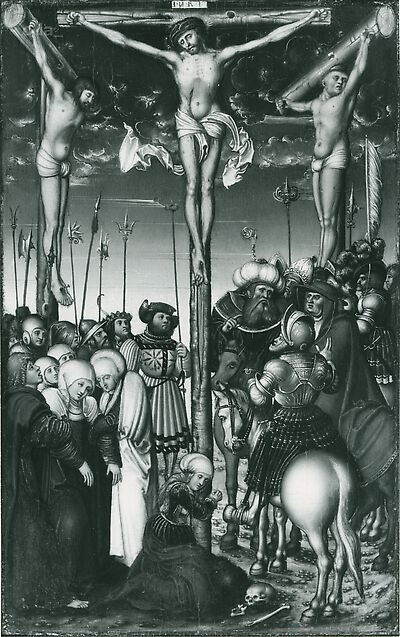Triptych (central panel): The Crucifixion
