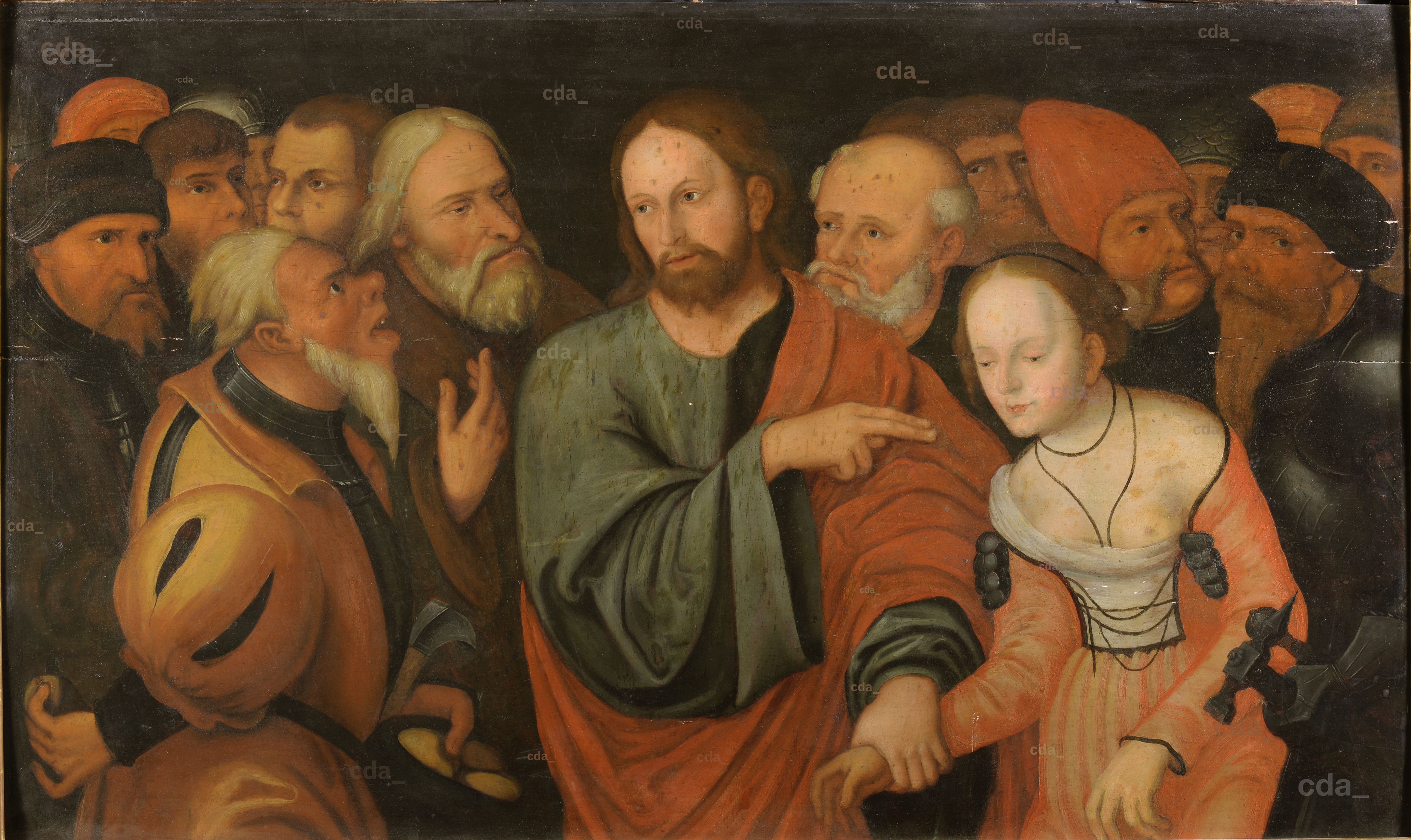cda :: Paintings :: Christ and the Adulteress