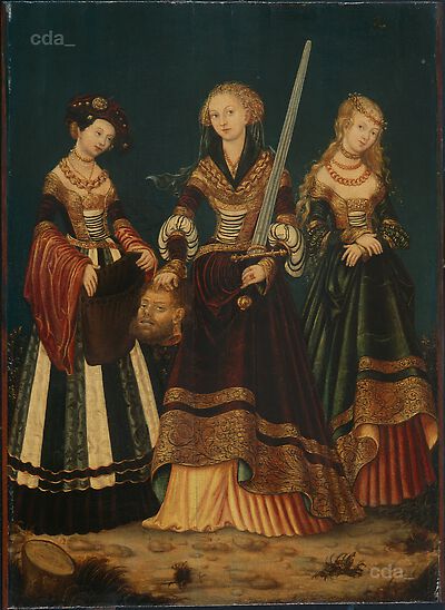 Judith with the Head of Holofernes in the Company of Two Women
