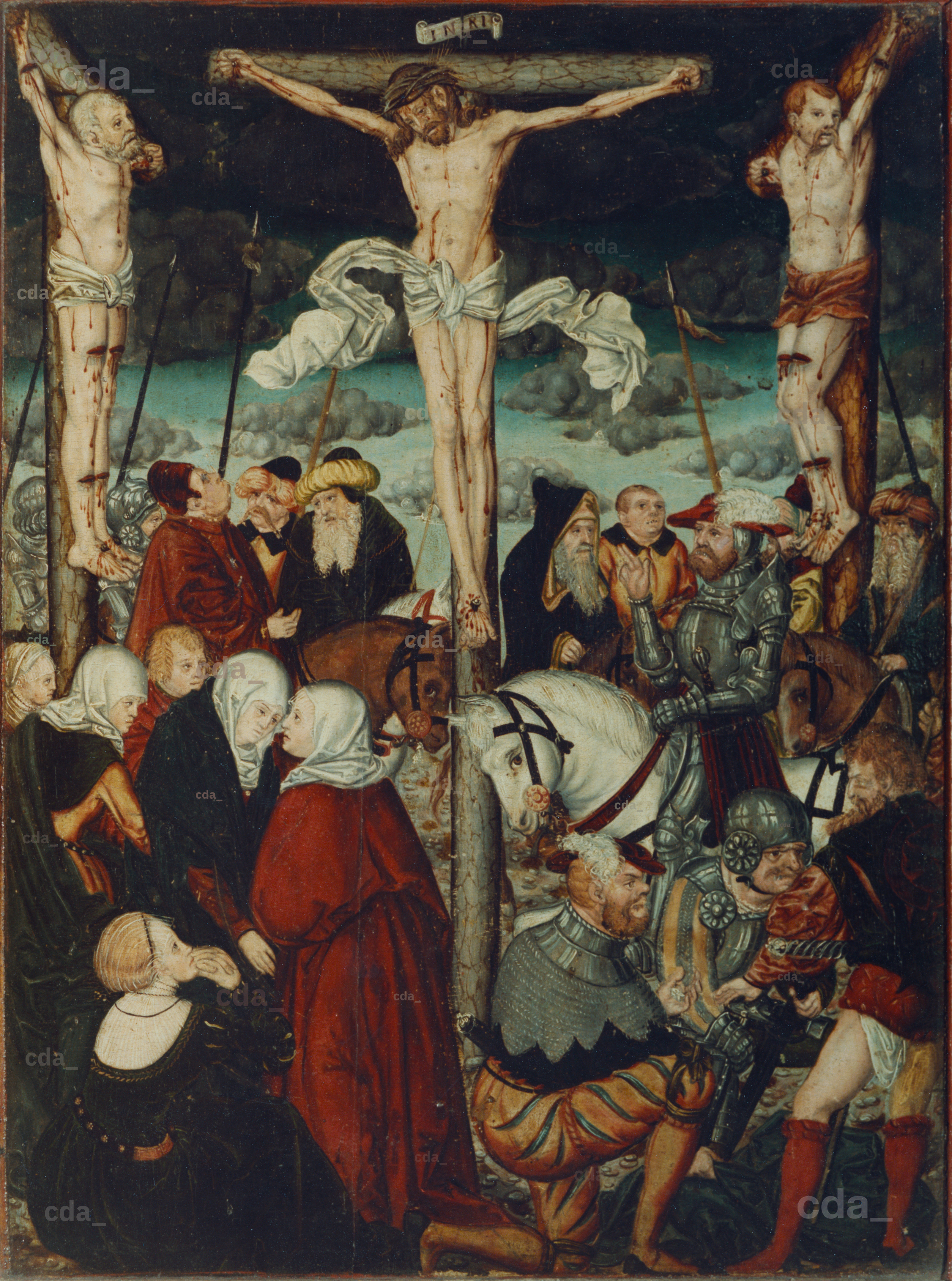 ラストT.barfussii From Hanauchu Kunzo cda :: Paintings :: The Crucifixion