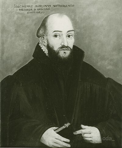 Portrait Joachim Morlinus, Bishop of Wittenberg