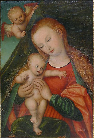 The Virgin and Child with an  Angel