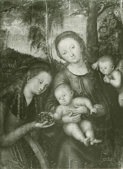 The Virgin and Child with St Catherine