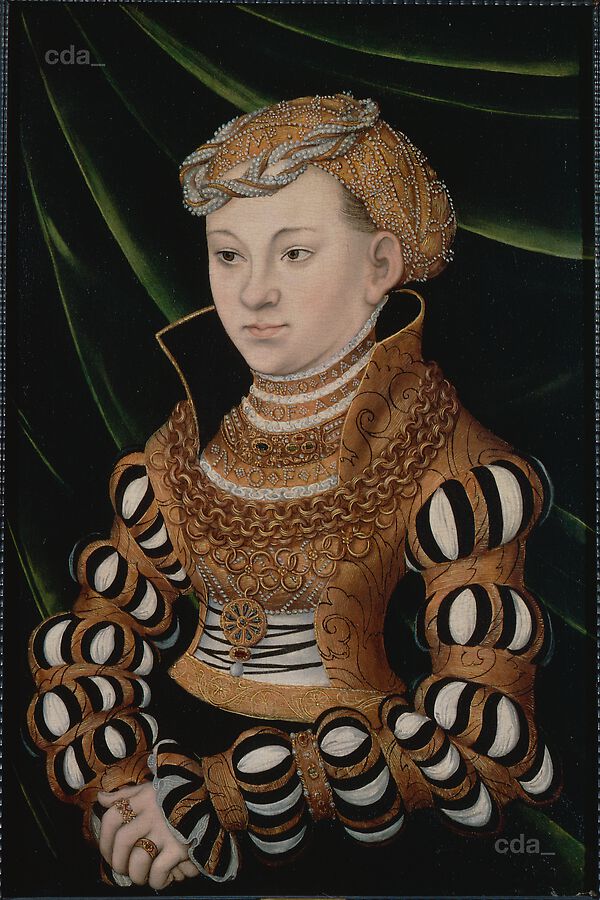 cda :: Paintings :: Portrait of Princess Margaret of Saxony