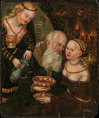 Lot und seine Töchter