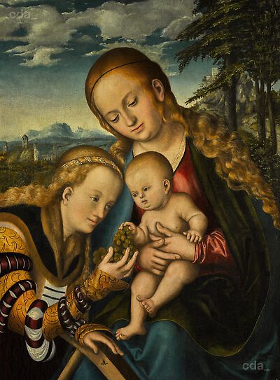 Madonna und Kind mit der hl. Katharina