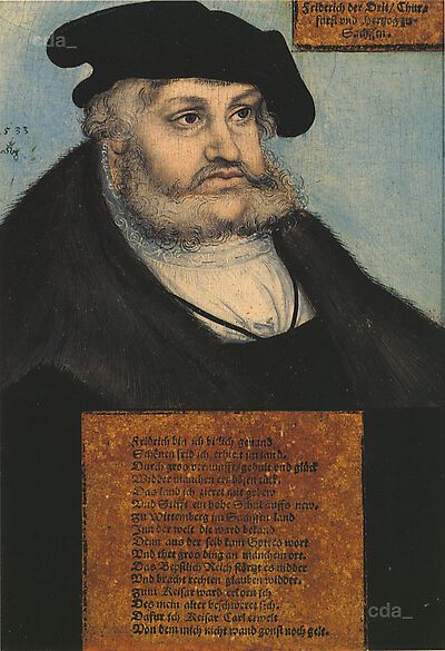 Bildnis des Kurfürsten Friedrich III. von Sachsen, genannt der Weise