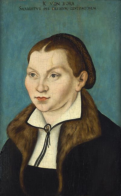 Katharina von Bora als Brustbildnis nach links