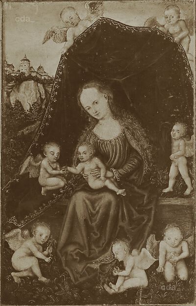 The Virgin and Child with Cherubs