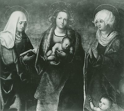 The Virgin and Child with two Female Saints and the Infant St John