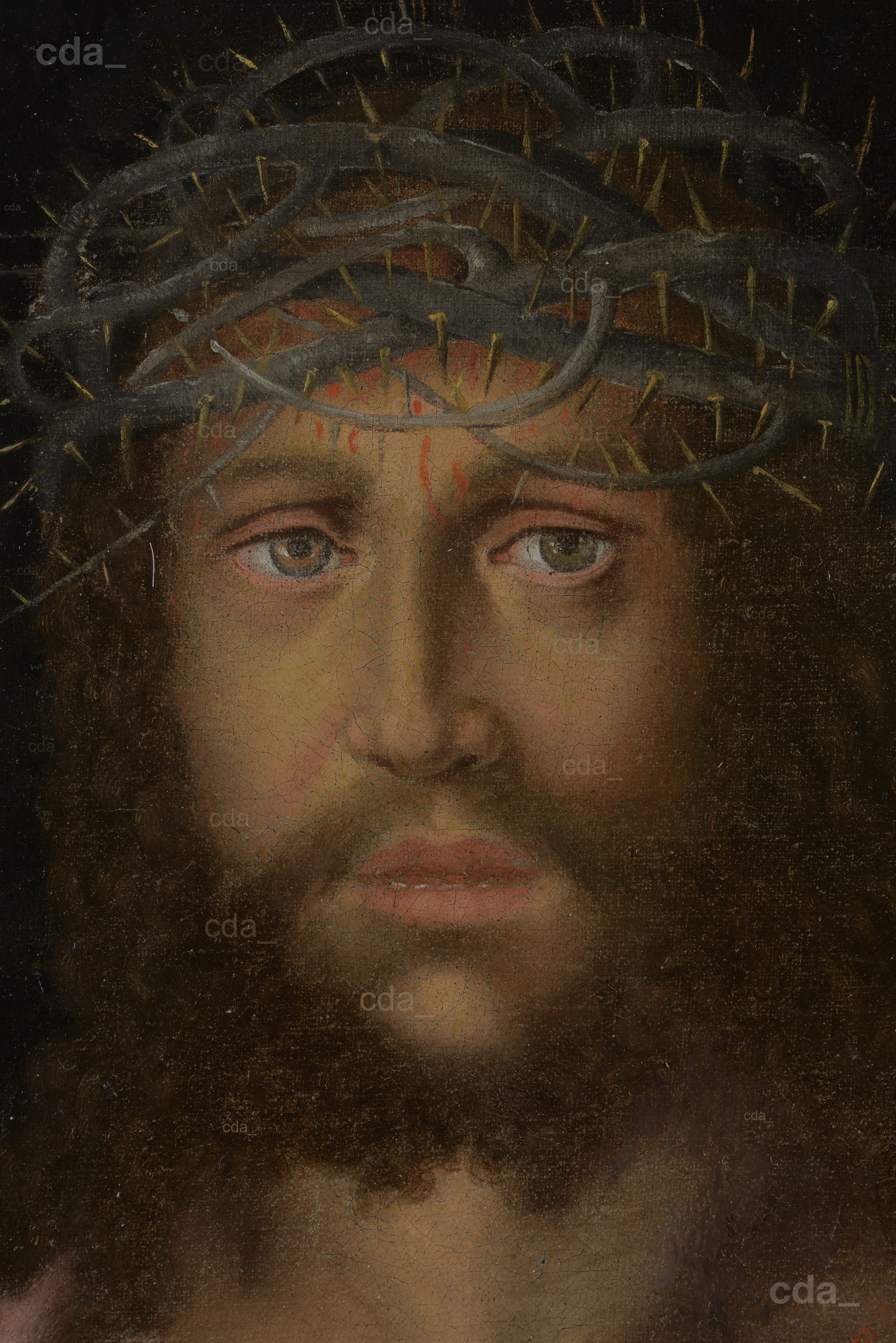 ★状態良★CG-2152 CHRISTIAN ES Christianartbag 3D T-Shirt, Jesus Is My Savior Warrior Crown Of