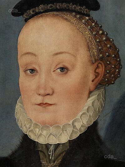 Portrait of Lucretia Freifrau von Berlepsch, geb. von Schleinitz