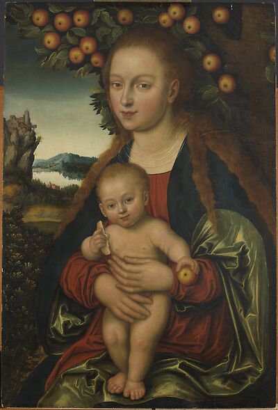 The Virgin and Child under an Apple Tree