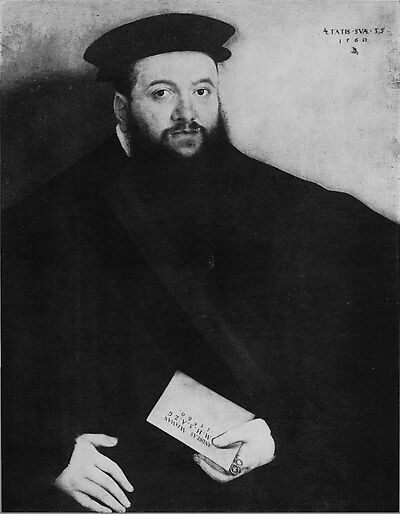 Portrait of  Andreas Mußmann, Counsellor to the Ansbach family