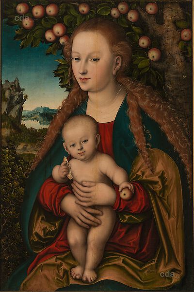Madonna and Child under the Apple Tree