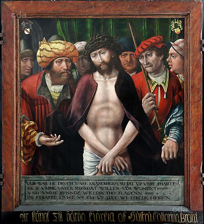 Triptych for Gotthard von Höveln [central panel]: Ecce Homo