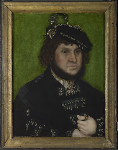 Portrait of Johann the Steadfast from Diptych: Two Electors of Saxony