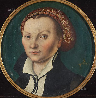 Rundbildnis Katharina von Boras
