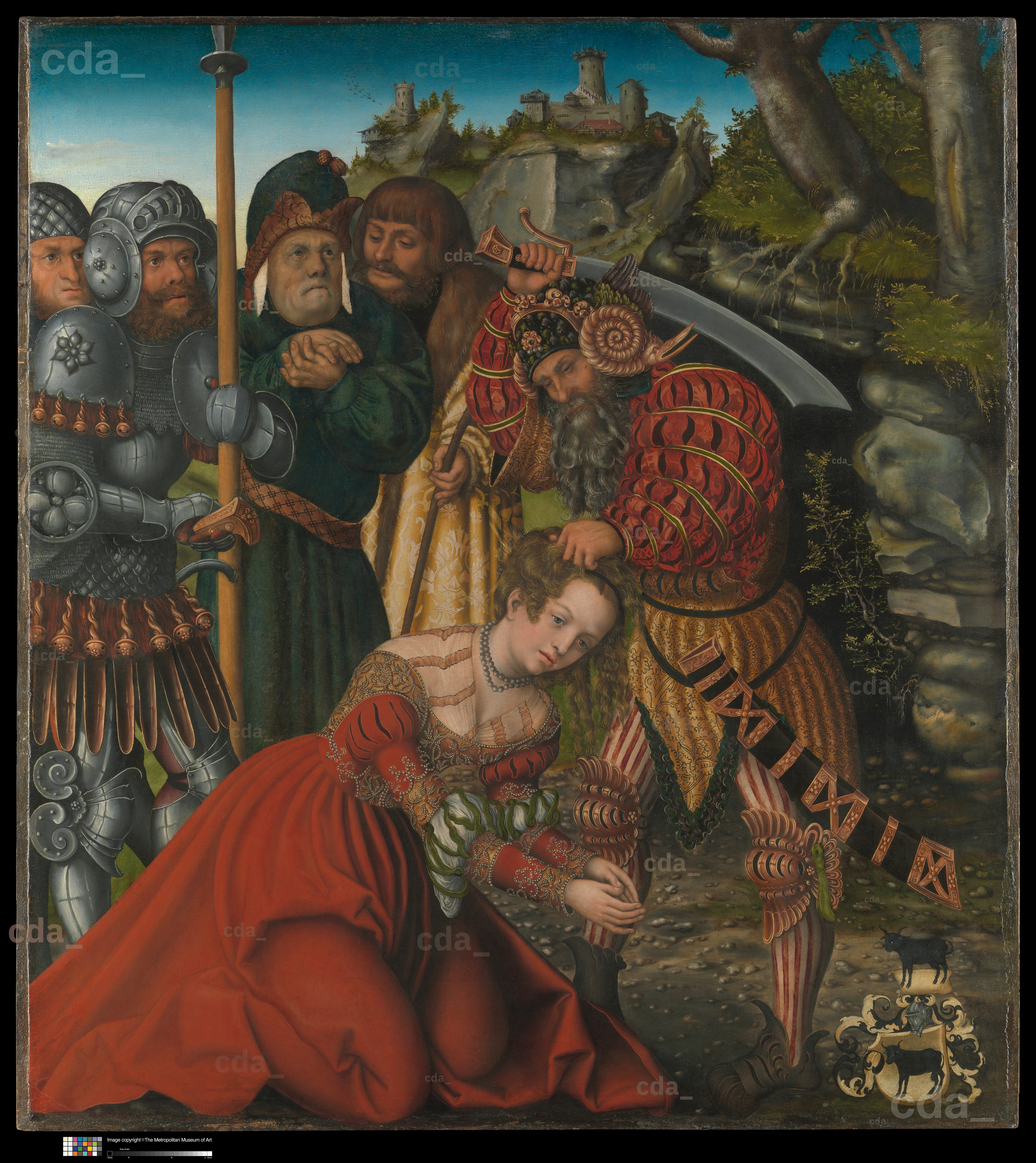 cda :: Paintings :: The Martyrdom of Saint Barbara