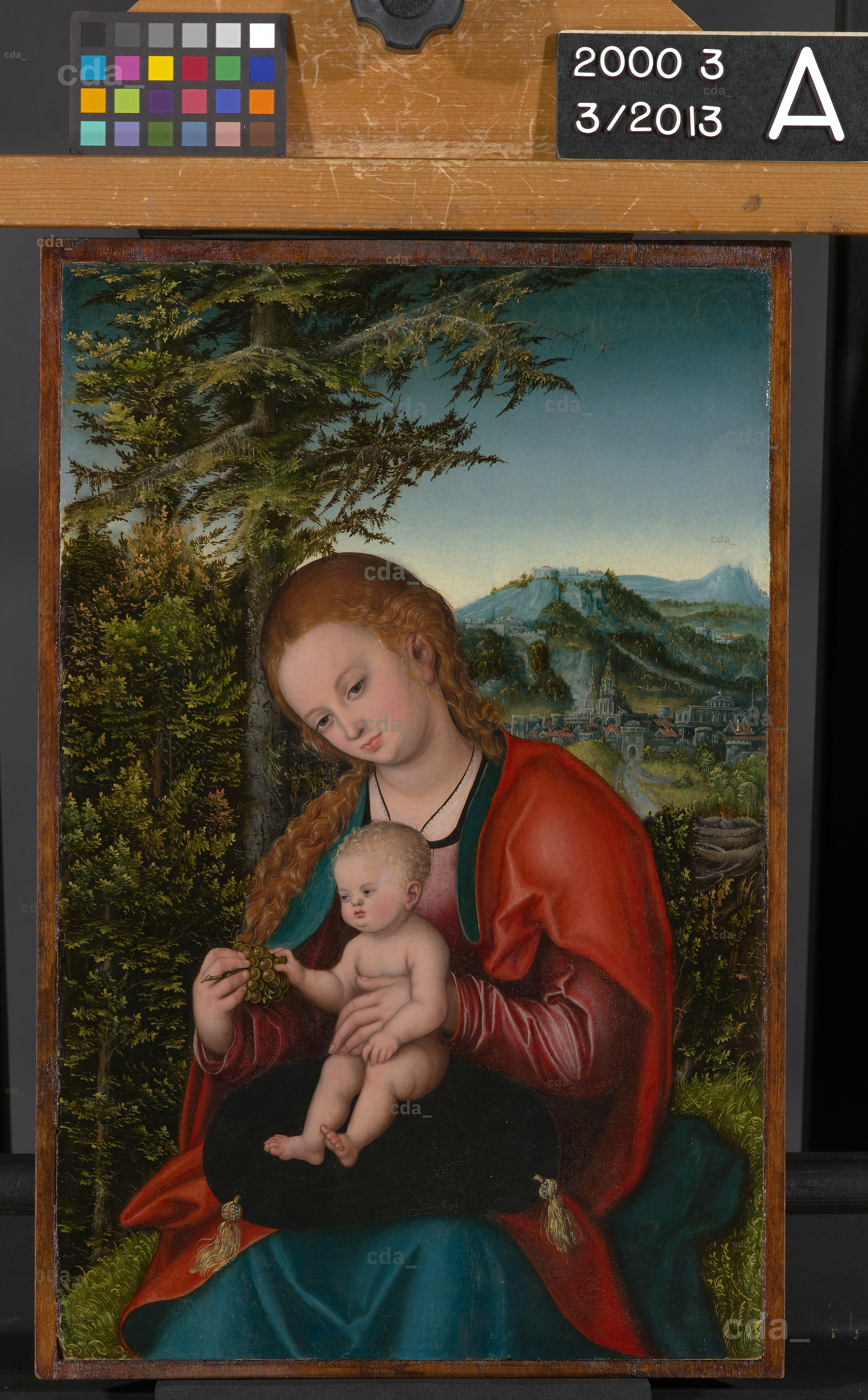  Gleizes、MADONNA AND CHILD Image of Composition, Madonna and Child, 1930 (oil & tempera