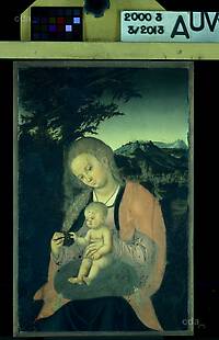cda :: Paintings :: Madonna and Child in a Landscape
