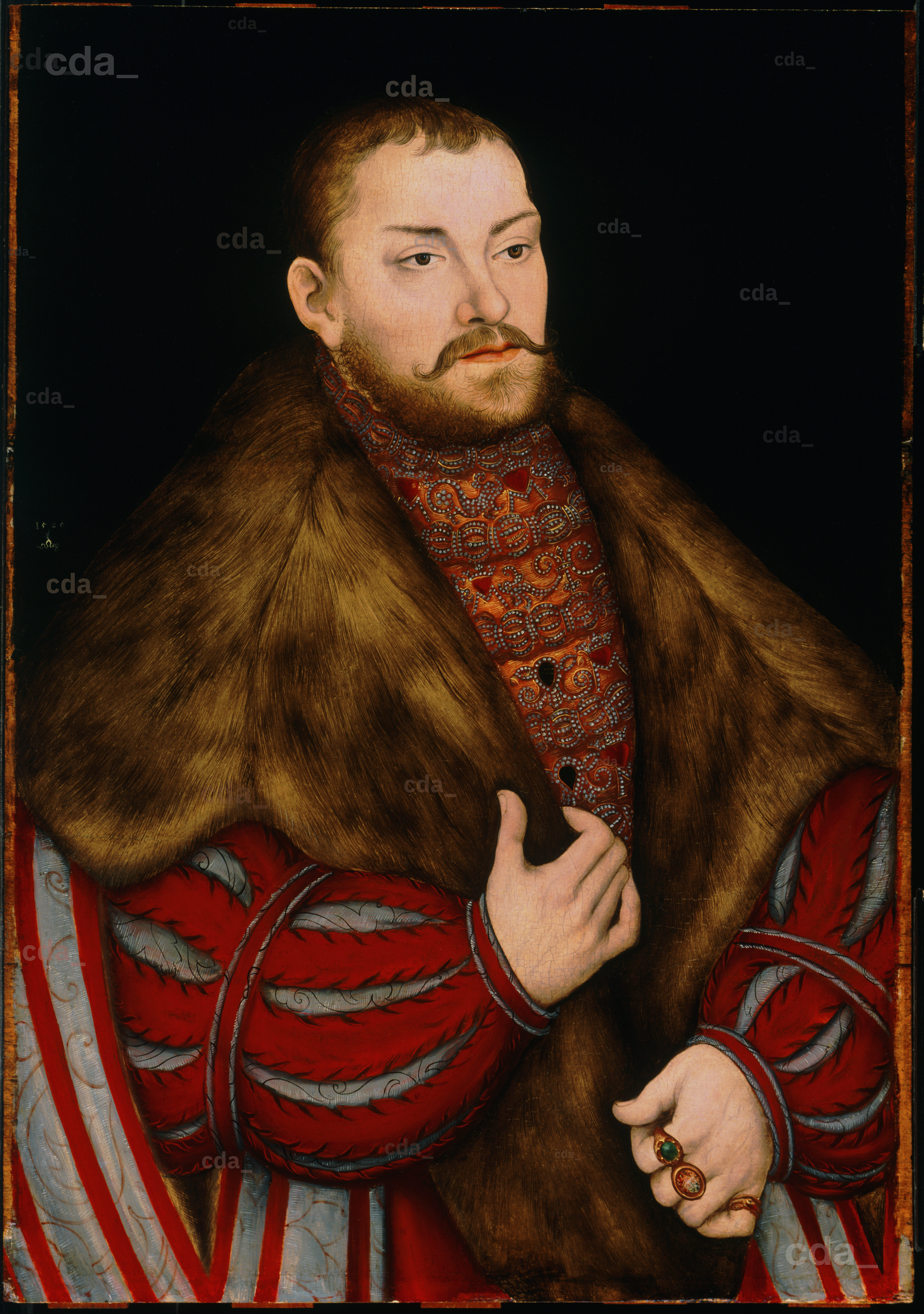 cda :: Paintings :: Portrait of Joachim II, Elector of Brandenburg